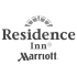 Residence Inn by Marriott logo featuring the hearth/sunburst icon above a serif brand wordmark.